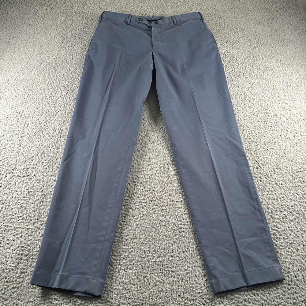 Incotex Royal Batavia Chino Pants Mens 48 EU(32 US) Blue High Comfort Casual